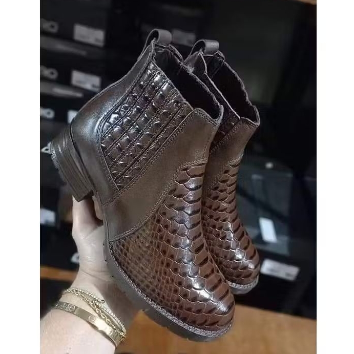 Botina Infantil Botinha Masculina Couro Legítimo