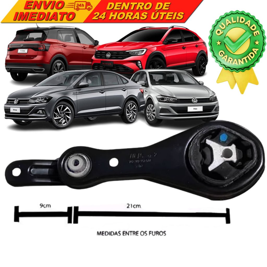 Coxim Inferior Câmbio Polo Virtus T-Cross Nivus Original VW Motor 1.0 1.6 1.4 Turbo em Oferta na Shopee