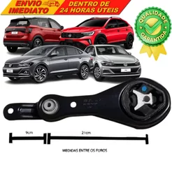 Coxim Inferior Câmbio Polo Virtus T-Cross Nivus Original VW Motor 1.0 1.6 1.4 Turbo