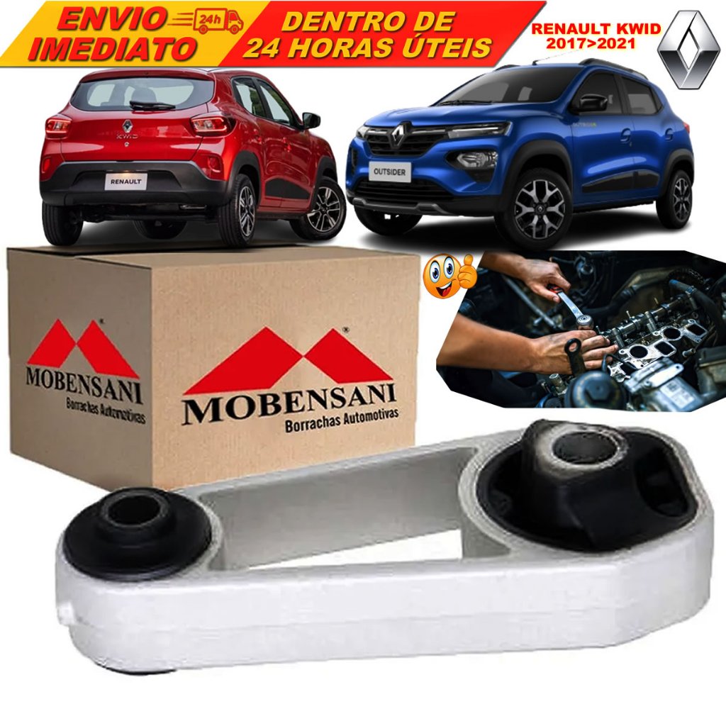 Coxim Inferior do Câmbio Renault Kwid 1.0 12v – Marca Mobensani