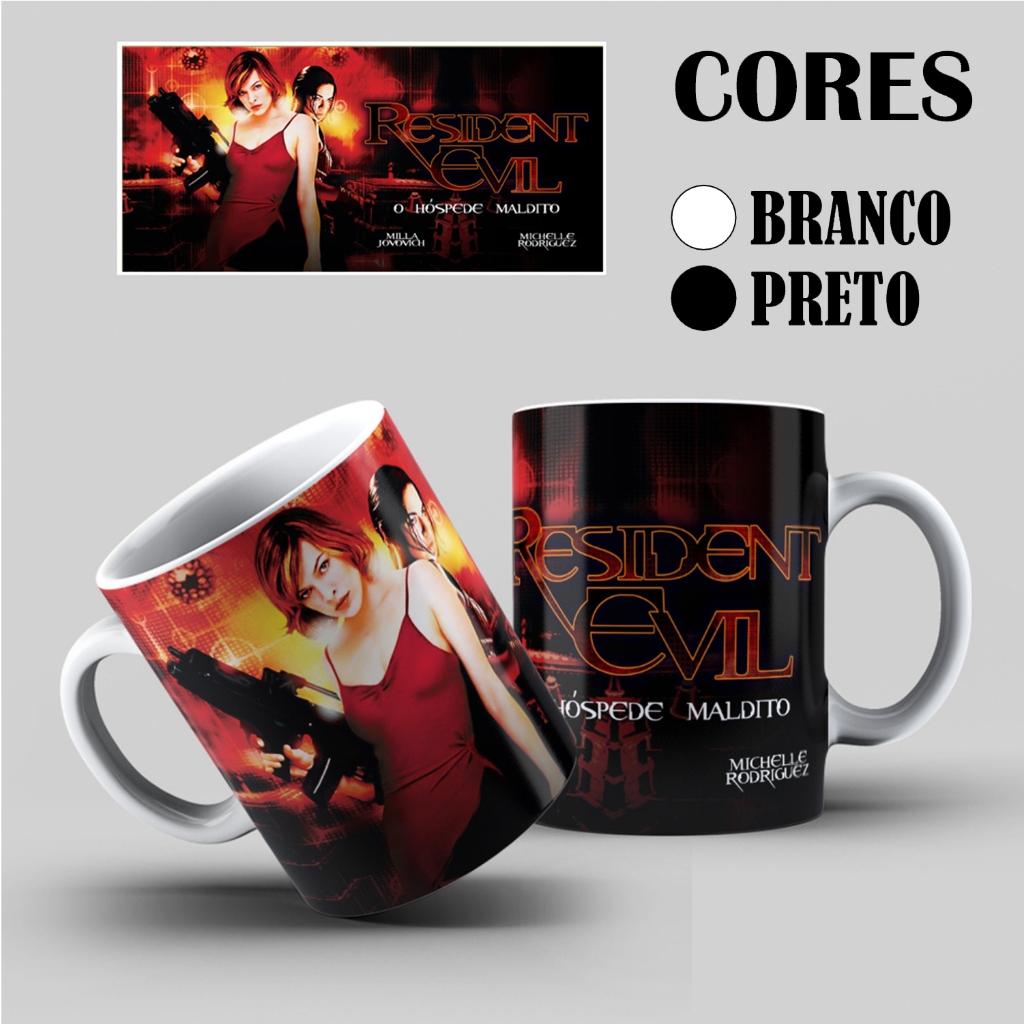 Caneca Resident Evil (Filme): Vários Modelos - Casa e Louça
