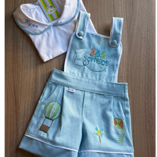 conjunto/365sorissos/voltaaosol/conjunto/infantil/menino/tematico em Oferta na Shopee