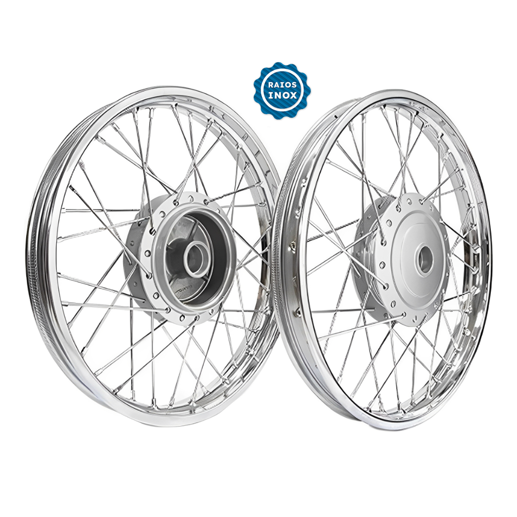 Par Aro Roda Raio Ybr 125 / Factor Tambor Diant/tras Inox