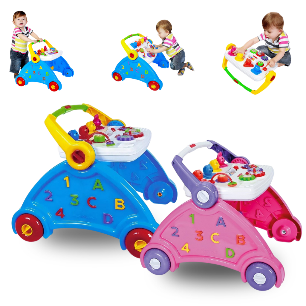 Andador Para Bebe Educativo Interativo Musical Didático Divertido Colorido
