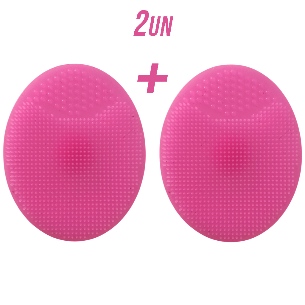 Kit 1 a 2 Escova de Banho e Cabeça Bebê Silicone Macio P/0 Meses em Oferta na Shopee