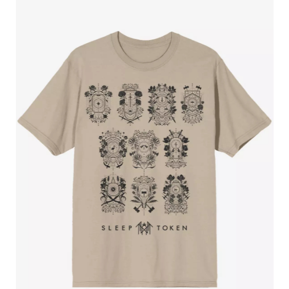 Camiseta Camisa Blusa Algodão Unissex Sleep Token Even In Arcadia Ten Crests
