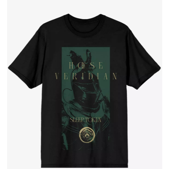 Camiseta Camisa Blusa Algodão Unissex Sleep Token Even In Arcadia House Veridian The House Must Endure