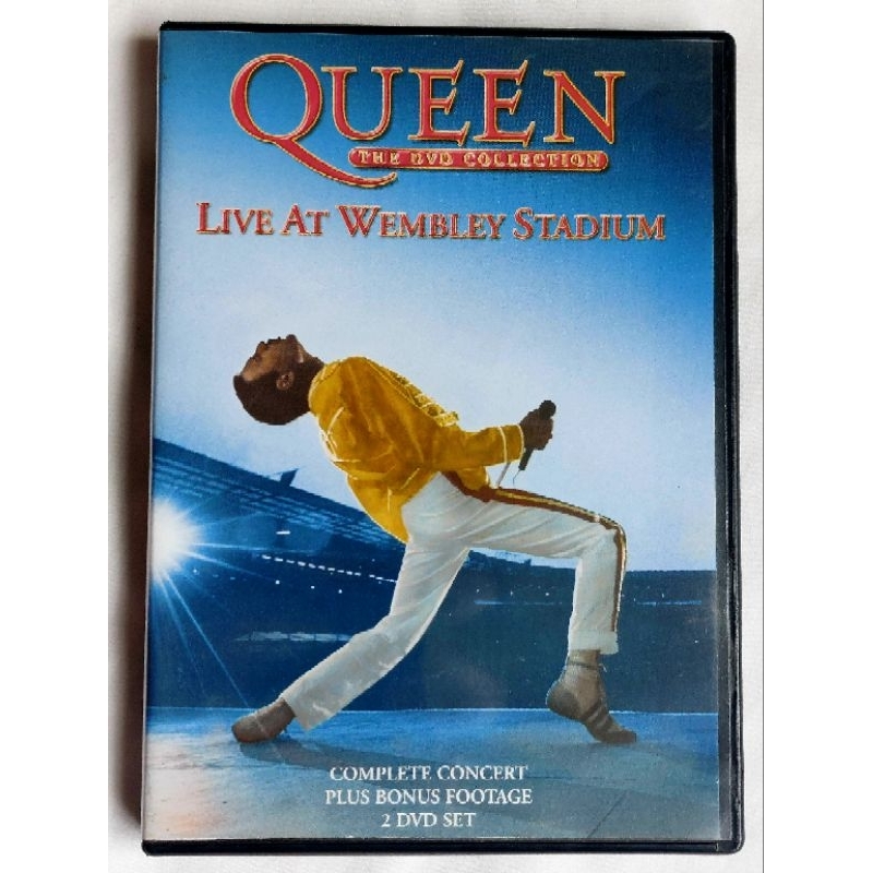dvd duplo queen live wembley stadium 2 dvd the Magic show ESTADO DE NOVO