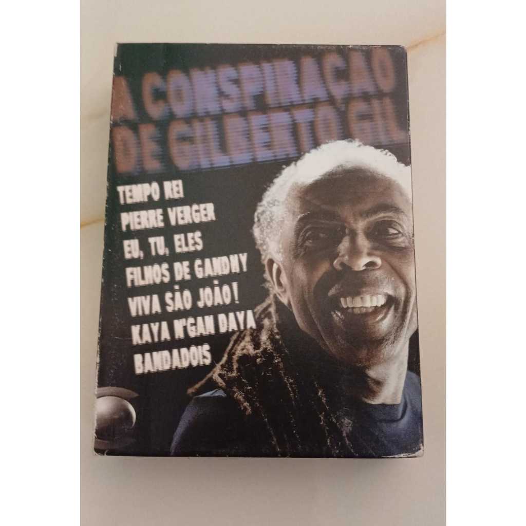 DVD - CONSPIRAÇÃO DE GILBERTO GIL - ORIGINAL CONSERVADO - 7 DVDS