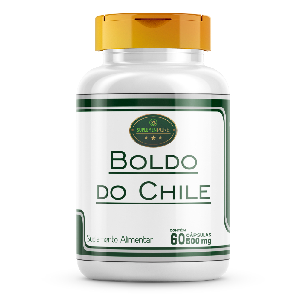 Boldo do Chile ( Extrato Puro ) 500 Mg - 60 cápsulas em Oferta na Shopee