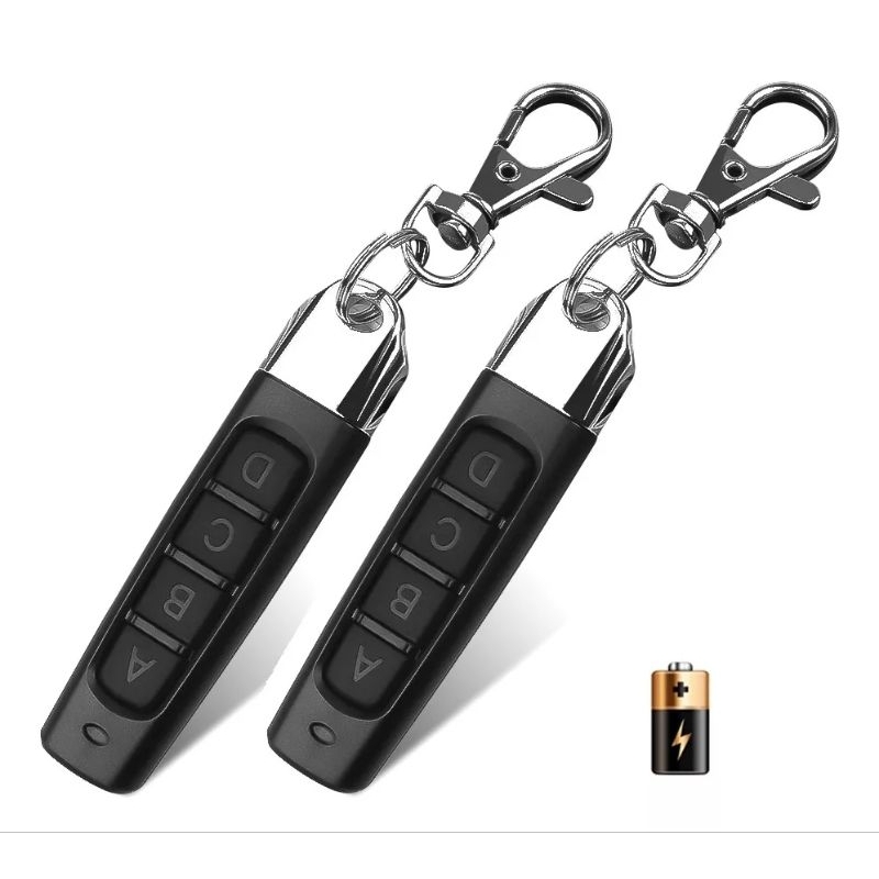2x Controle remoto mini 433mhz portão eletrônico alarme automotivo 4 botões LED AZUL em Oferta na Shopee