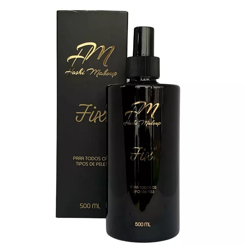 Bruma Fixadora 500ml - Hoshi Makeup - Versão Black em Oferta na Shopee