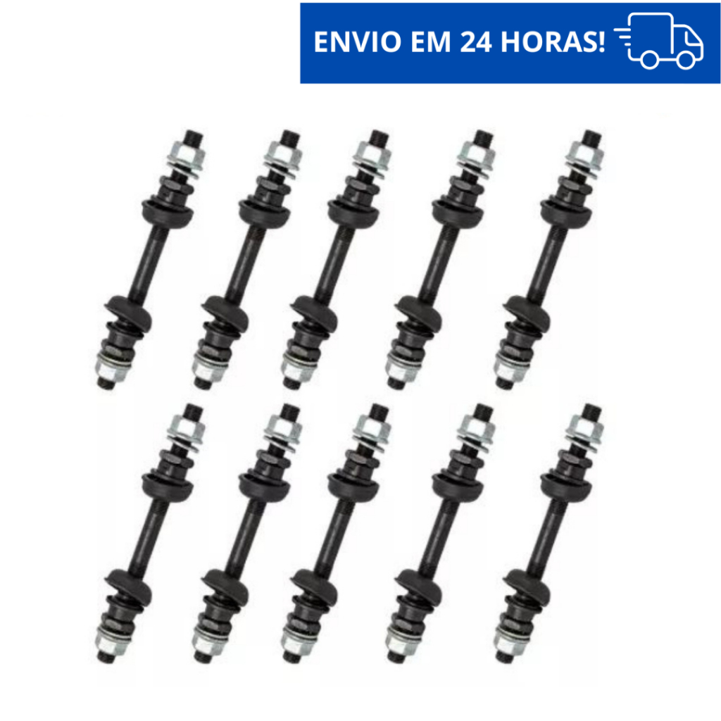 10 Eixo Dianteiro Bicicleta Completo C/caixa E Colar Esferas  Eixo Bike Atacado em Oferta na Shopee