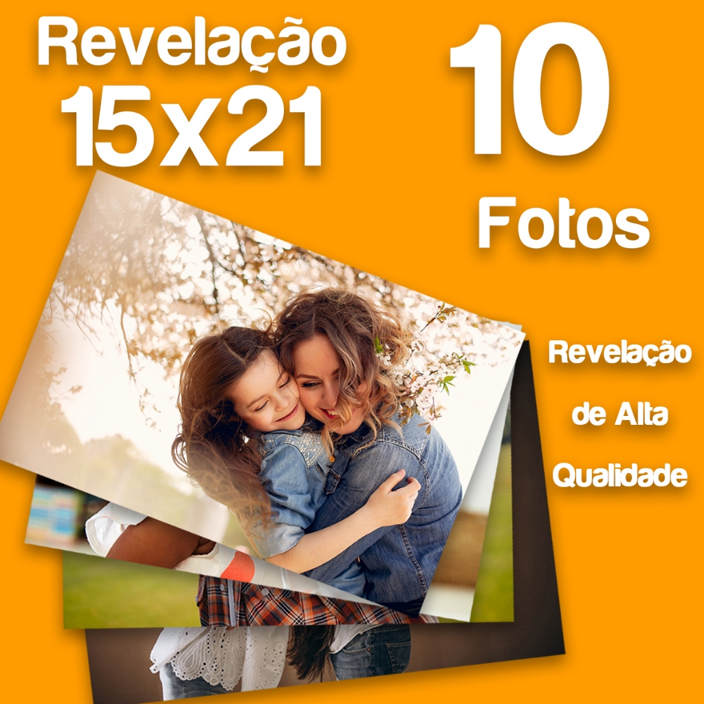 Revelar Fotos 15x21 (10 Fotos) de Alta Qualidade Papel Brilho ou Fosco em Oferta na Shopee