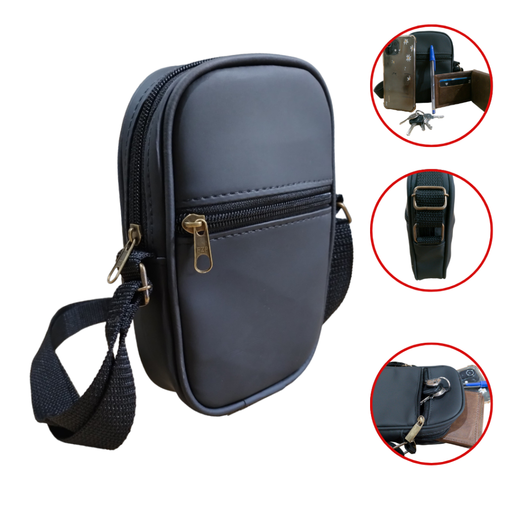 Mini Shoulder Bag Tony Celeste Bolsa de Lado Transversal UNISEX  c/ Alça Regulável em Oferta na Shopee