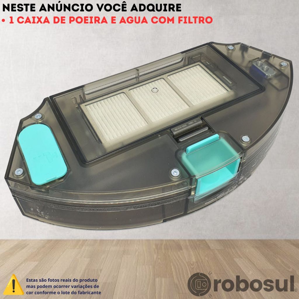Reservatorio Caixa Poeira Agua Original Para Robo Aspirador Wap W400