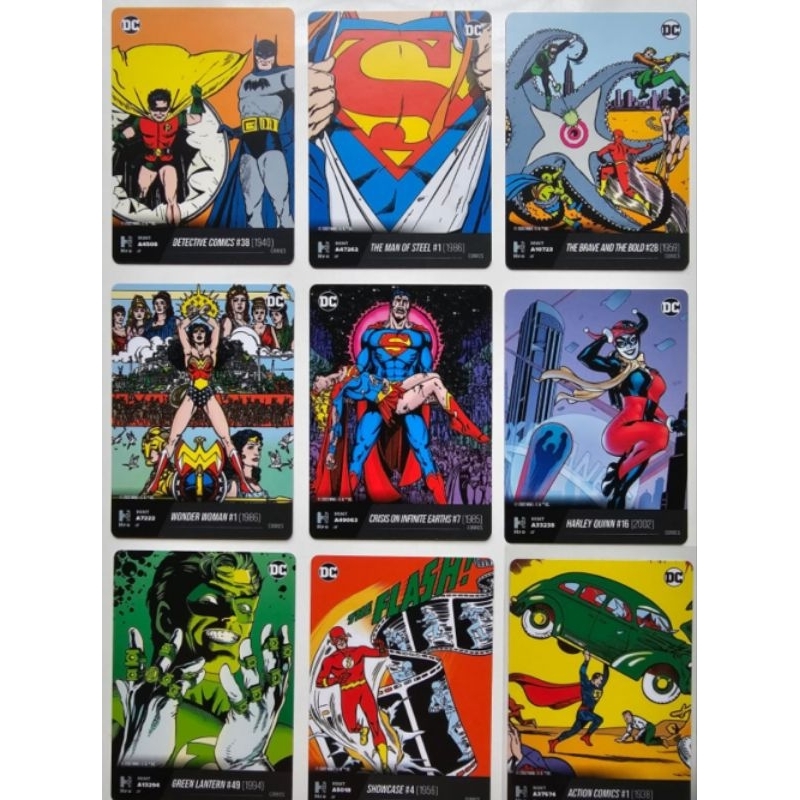 Lote 108 cards Hro Nft Hybrid DC Capítulo 1 Batman (comum, incomum e superior completos)