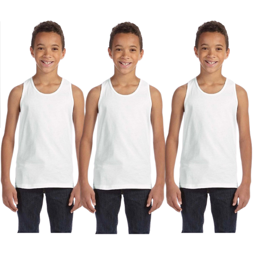 Kit 3 Camisetas Infantil do 10 Aos 16 Anos Camisa Regata 100% Poliéster Sublimação