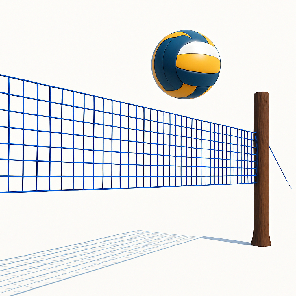 REDE DE Vôlei 5M X 1M com proteção U.V FIO DE NYLON SEM A FAIXA em Oferta na Shopee