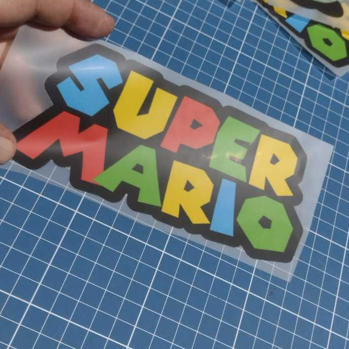 Adesivo Têxtil Termocolante SUPER MARIO vários, Ferro de Passar