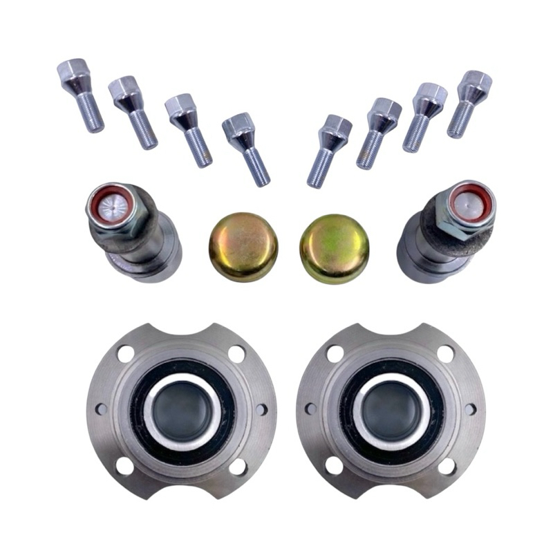 Par De Cubo Completo Fiat Furação 4x98 Para Carretinha Reboque Carrocinha KIT