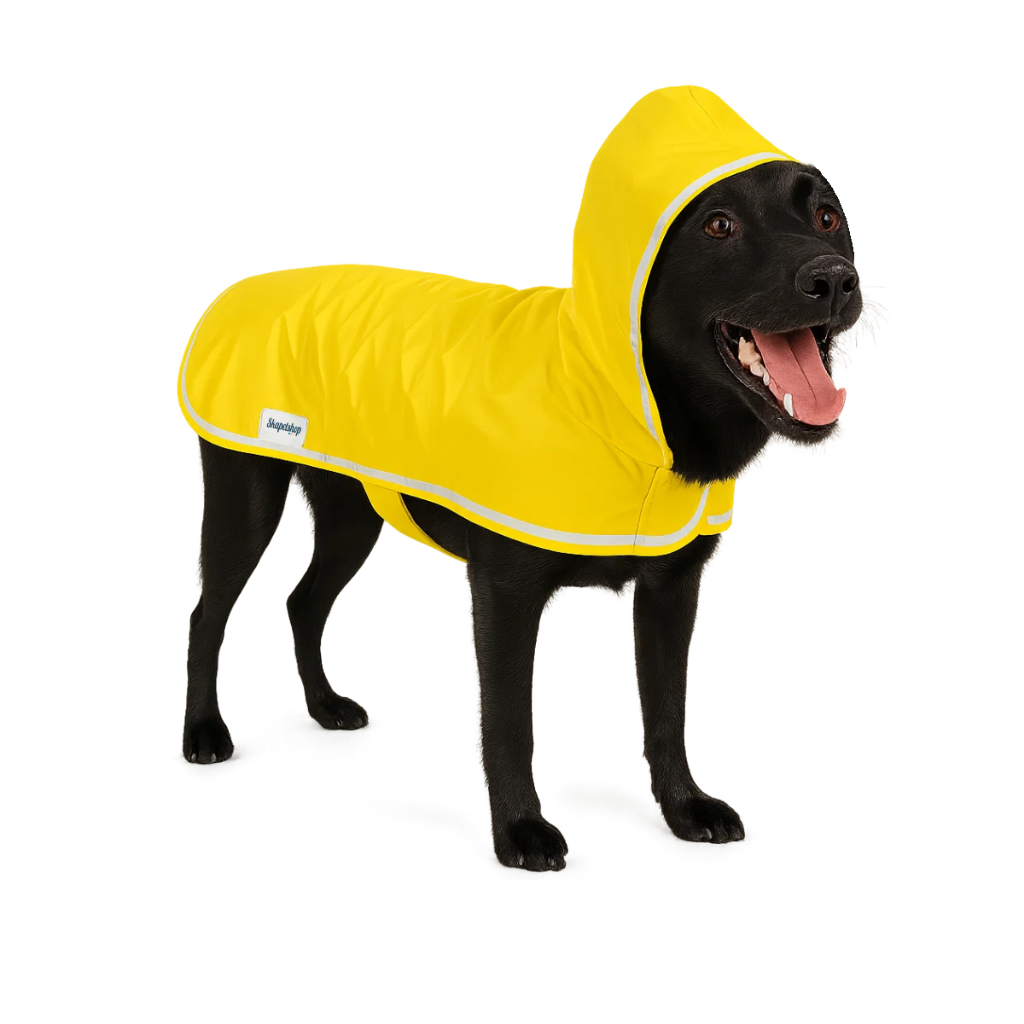 Capa De Chuva Cachorro Pet Grande Capuz Impermeável Regulável Refletiva em Oferta na Shopee