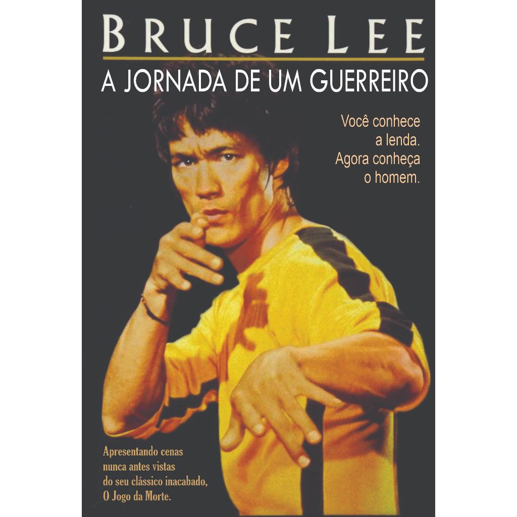 VHS/DVD BRUCE LEE - A JORNADA DE UM GUERREIRO (Bruce Lee A Warrior's Journey) Bruce Lee /Documentário Legendado.