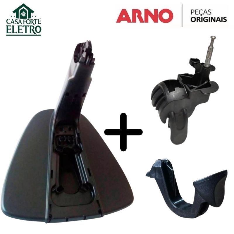 Base com Botão Ejetor e Articulador Original Arno Silence Force 40cm Preta VF40 VF41 VF49 VF55 VU40 em Oferta na Shopee