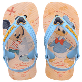 Chinelo Baby Infantil Mickey Pato Donald com Elástico para Criança Amarelo Azul Verde em Oferta na Shopee