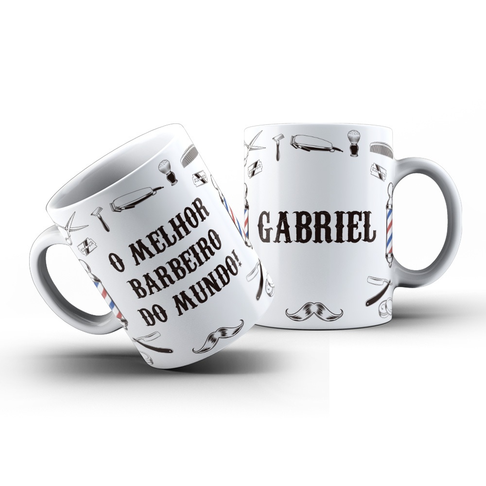 Caneca Personalizada Barbeiro: Onde Comprar | BuscaProdutos