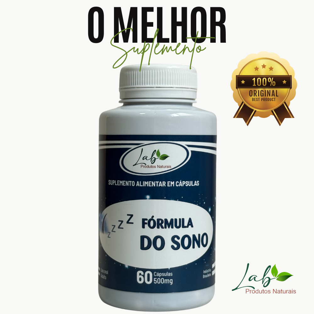 Suplemento - Valeriana + Camomila + Melissa - 60 Cápsulas - 500mg