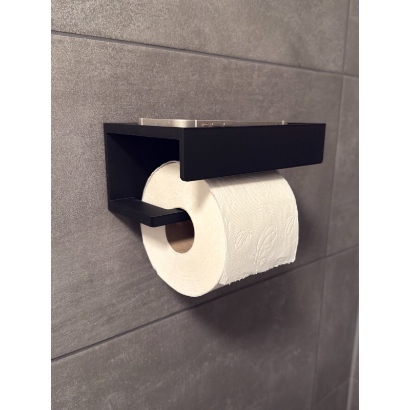 Suporte para papel HIGIENICO E CELULAR porta papel higiênico minimalista impressao 3D