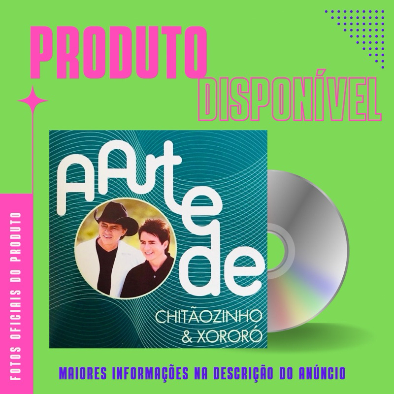 CD RARO CHITÃOZINHO E XORORÓ - A ARTE DE CHITÃOZINHO E XORORÓ