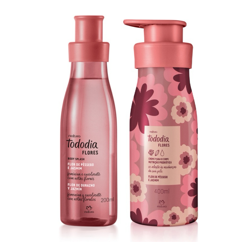 Body Splash e Creme Natura Tododia Flor De Pêssego E Jasmim (kit 2 itens)NOVA EMBALAGEM 2026 em Oferta na Shopee
