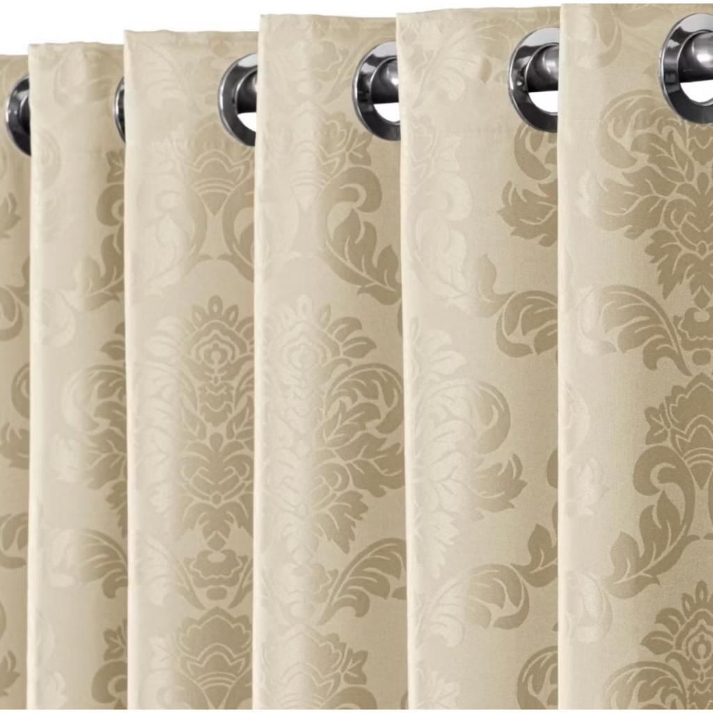 Cortina Jacquard Sala E Quarto 2,80mts X 1,80mts Esticada em Oferta na Shopee