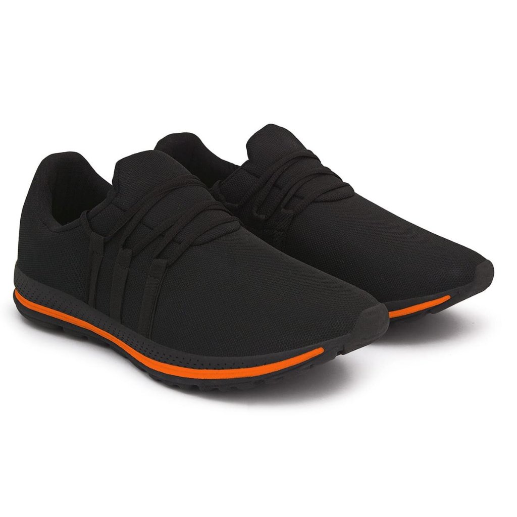 Tênis Preto com Cadarço Ajustável – Calçado Masculino Prático