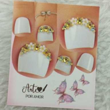 Kit 20 Joias de Unhas