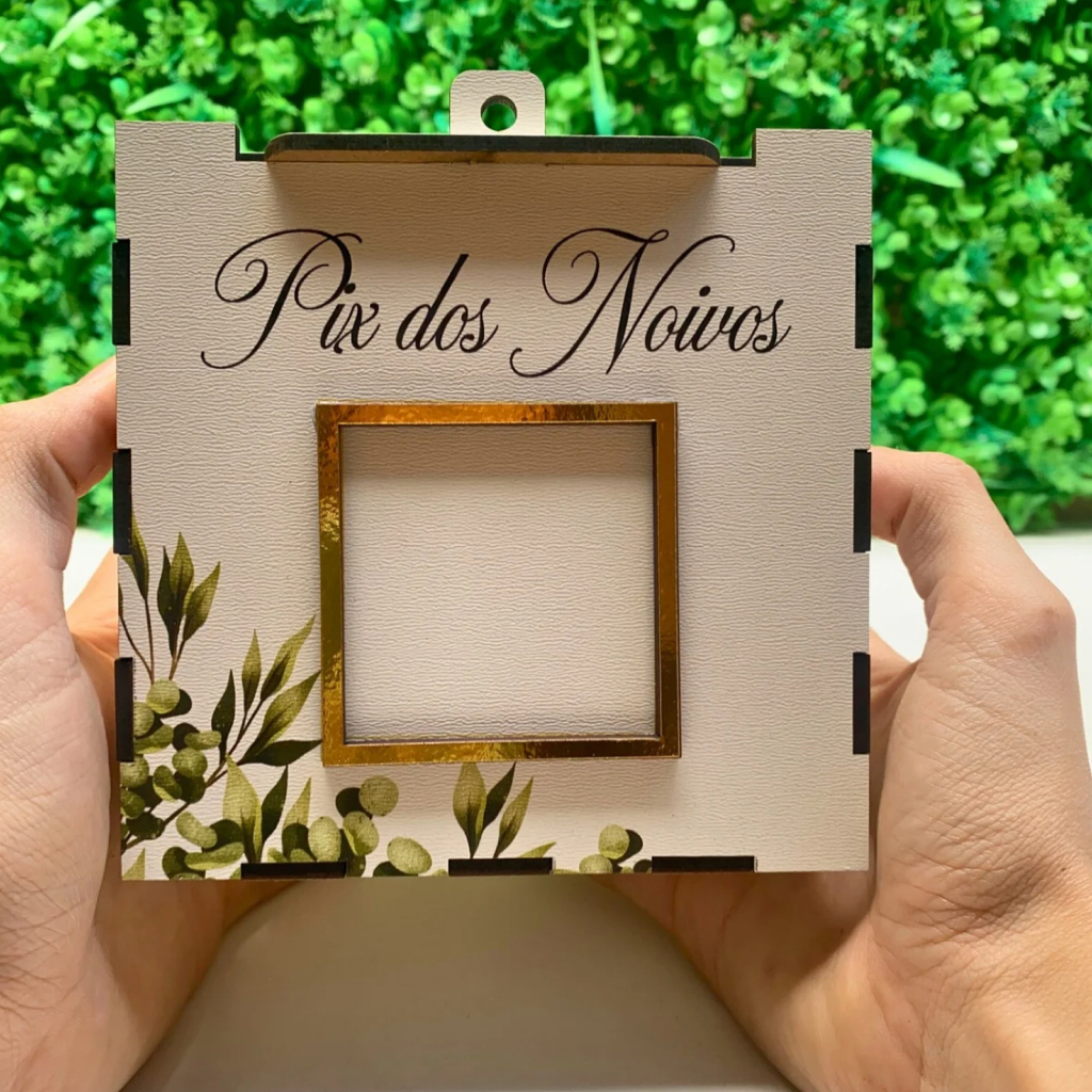 CAIXA PIX OPERAÇÃO LUA DE MEL PARA CASAMENTO VERDE OLIVA