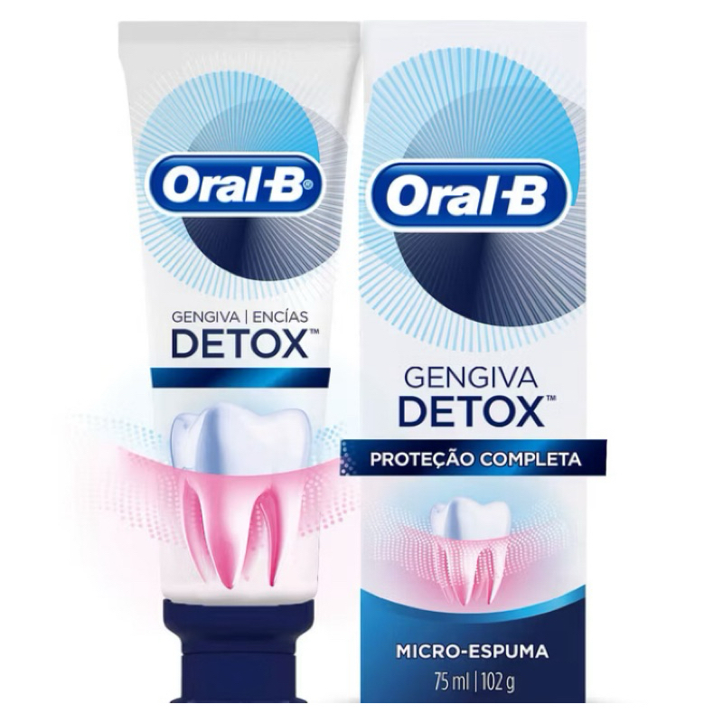 Creme Dental Oral-B Gengiva Detox Deep Clean 102g- Promoção