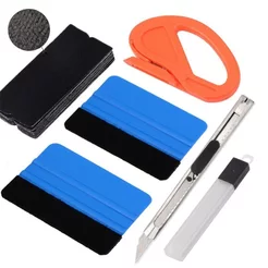 Kit Espátulas Aplicação Papel Parede Decoração Insulfilm Adesivos Vinil Piso Artesanato Profissional