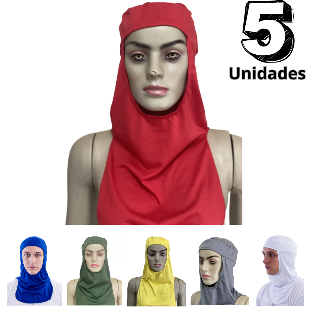 Kit 5 Touca Ninja Poliviscose para Trabalho - Conforto e Organização — imagem 2 de 2
