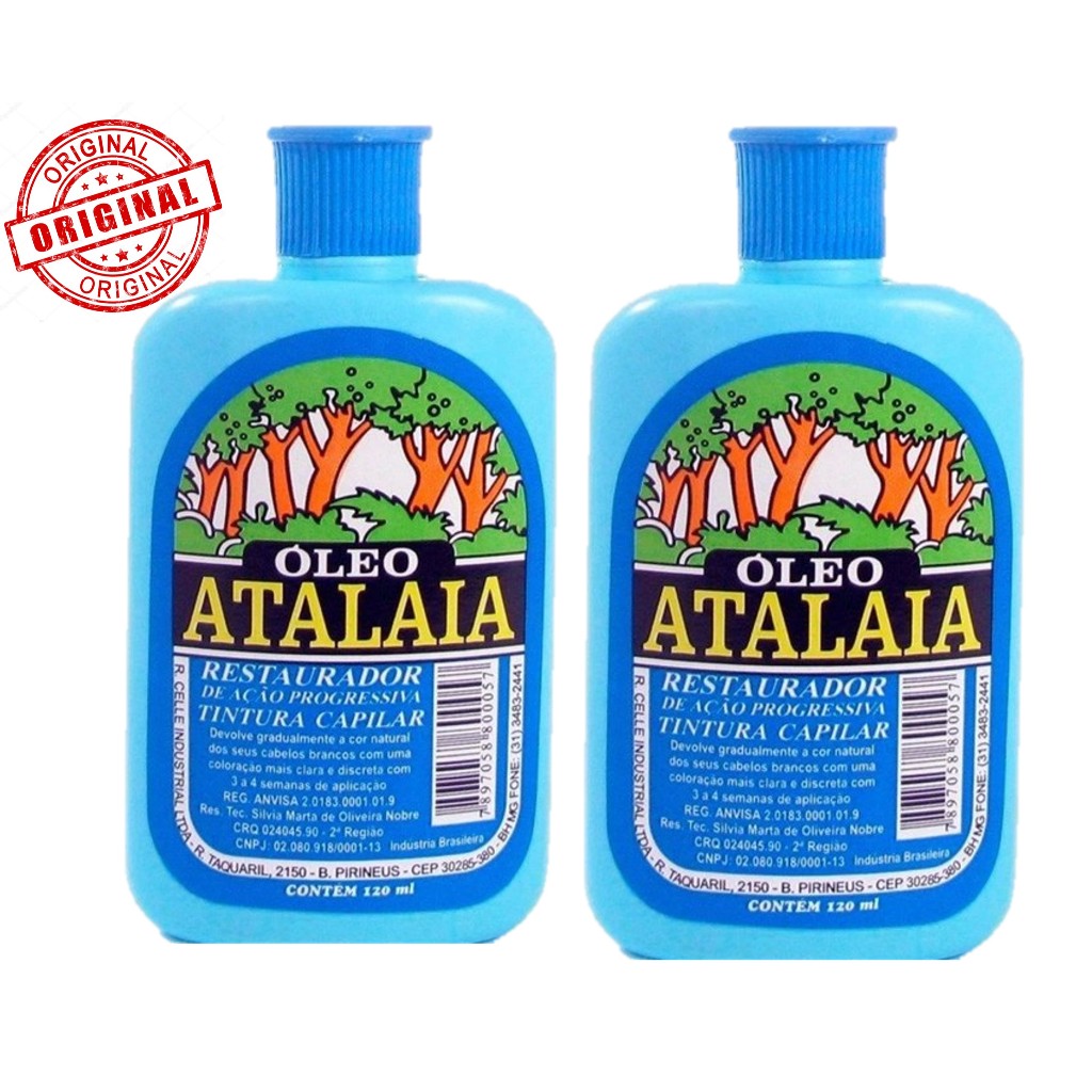 Kit 2x Oleo Atalaia Restaurador da Cor de 120ml cada em Oferta na Shopee