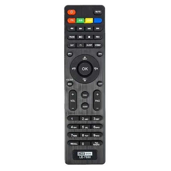 7550 Controle Remoto para TV CINE SUPREMO FANTASIA EXTREMO HDTV 4K **FBG-7500** em Oferta na Shopee