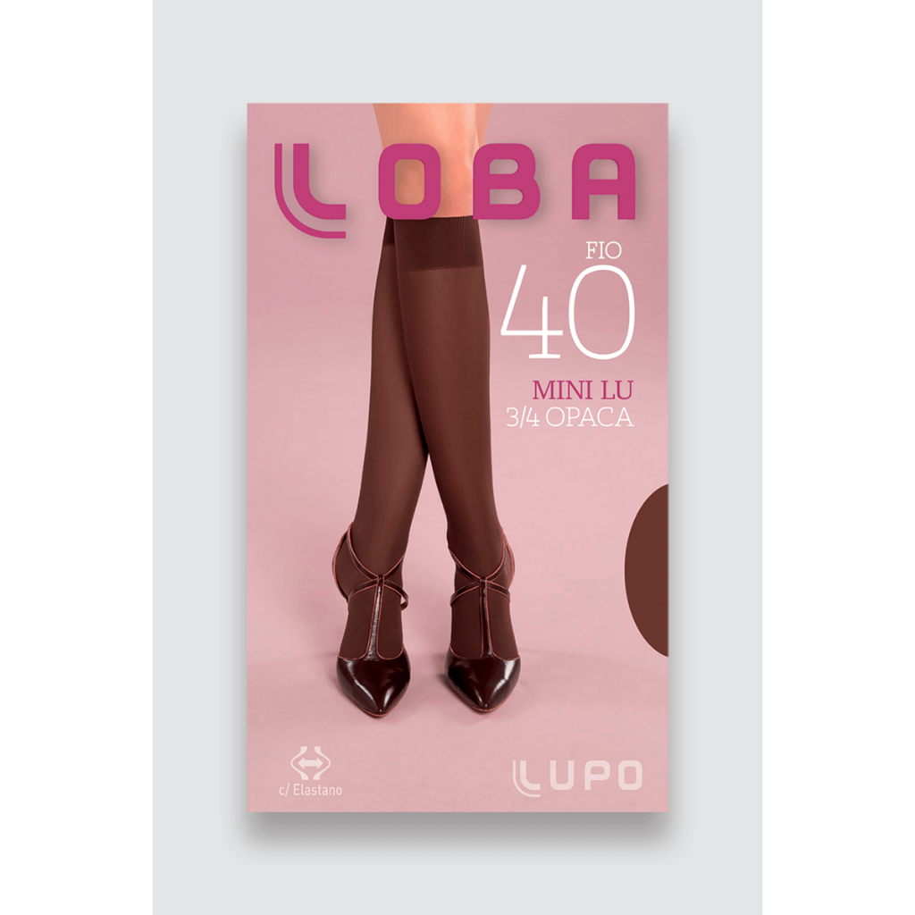 Kit C/3 Pares Meias 3/4 Fio 40 Opaca Loba Lupo 5550 em Oferta na Shopee