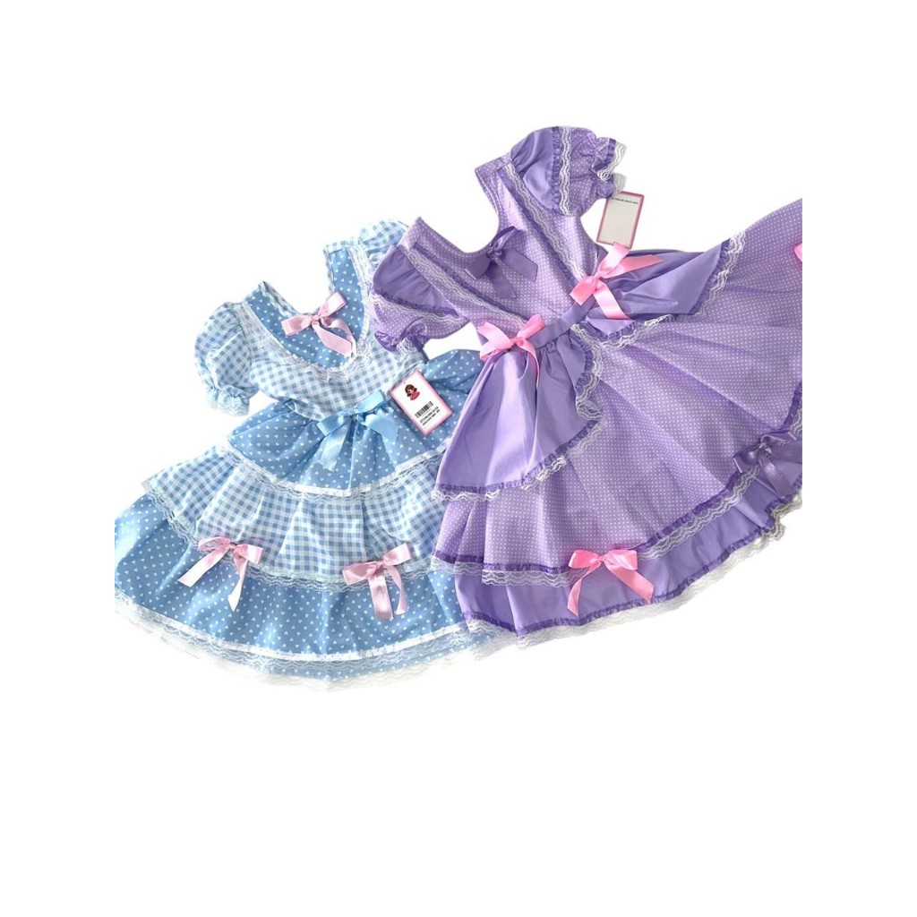 Vestido Festa Junina Infantil Tamanho 6 - Comprar com Melhor Preço em Vestidos de Casamento