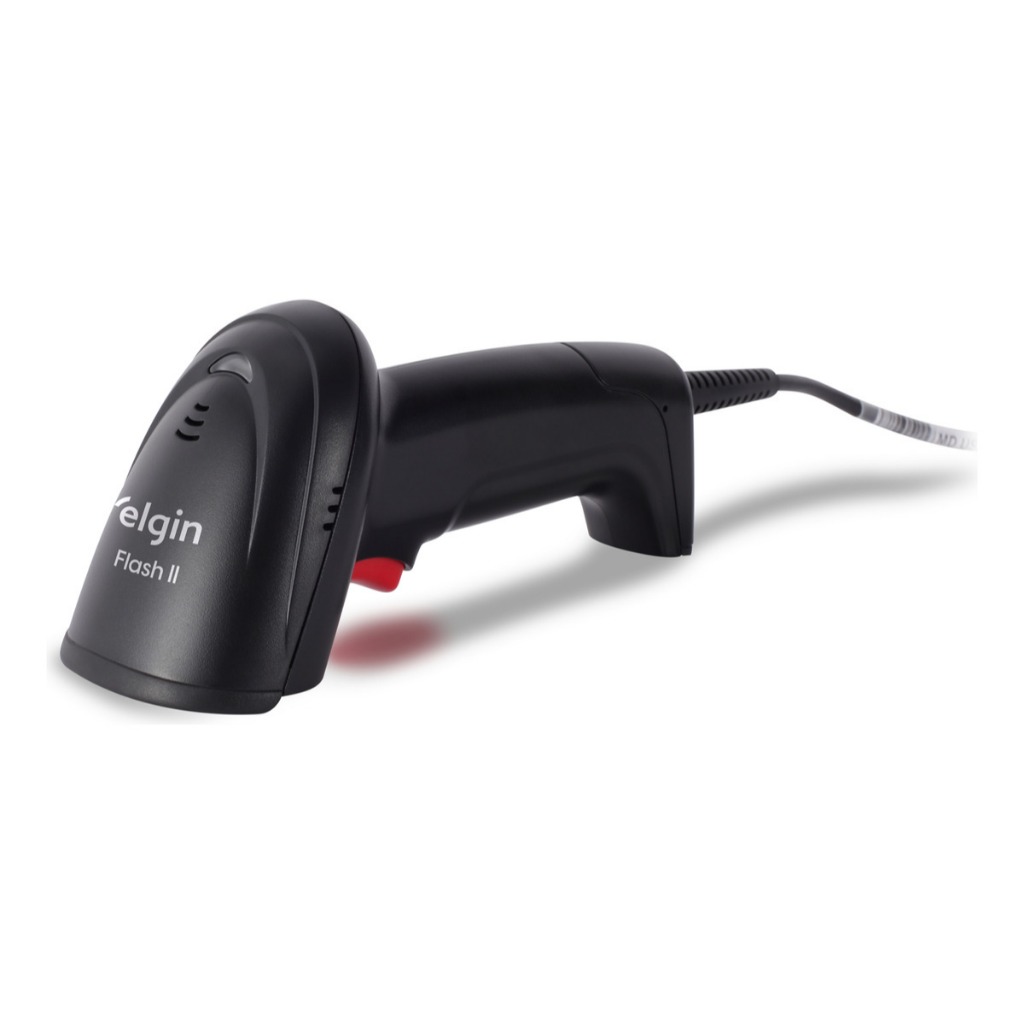 Leitor De Código de Barras Com fio Scanner Laser Cabo Usb 180cm 1D 110/220V 5V