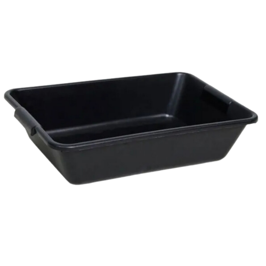 Kit 3 Caixas de Massa 20 litros Preta Plástica Masseira Drenare