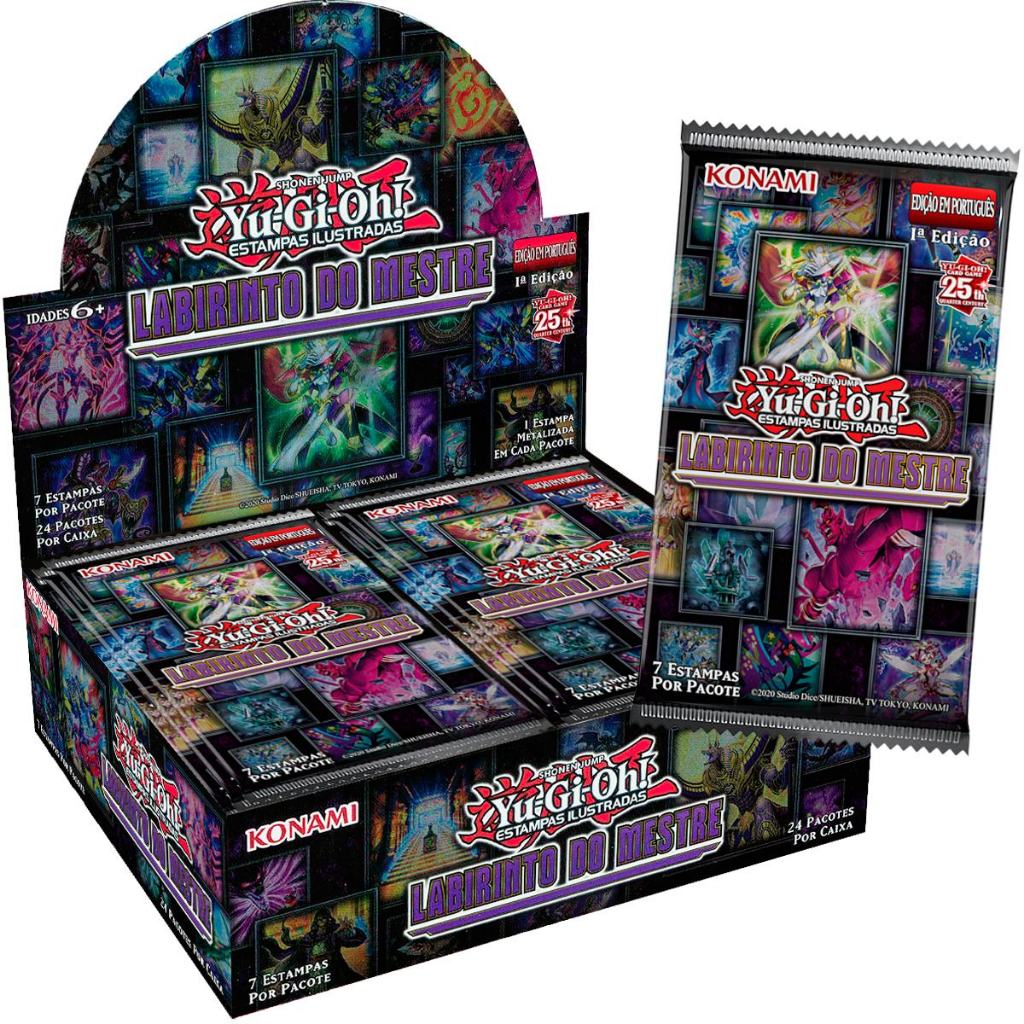 Yugioh Box 24 Booster Labirinto Do Mestre Cartas Português Konami