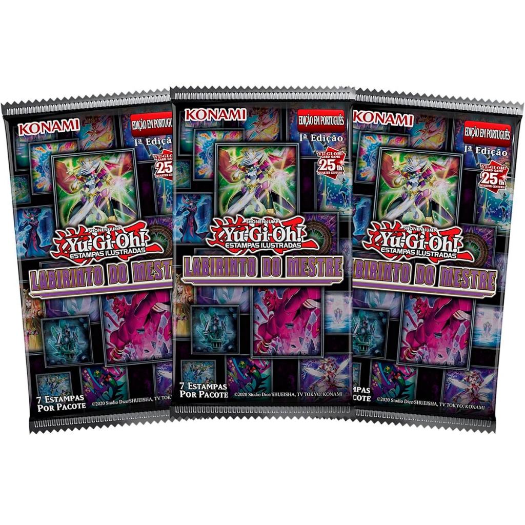 Yugioh 3 Booster Labirinto Do Mestre Cartas Português Konami