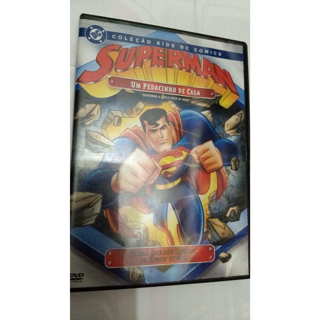 DVD Superman Um Pedacinho de Casa Coleção Kids DC Comics